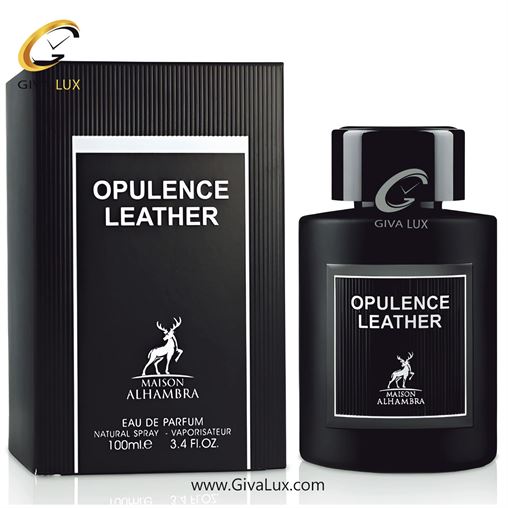 ادو پرفیوم یونیسکس الحمبرا اورجینال مدل Opulence Leather | اپیولنس لدر رایحه مشابه تام فورد اومبره لدر حجم 100 میل
